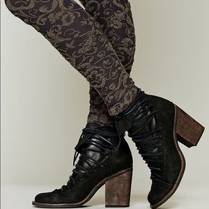 $298 Free People x Faryl Robin Lucas lace up boots